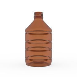 Ribbed Veral Amber 500ml